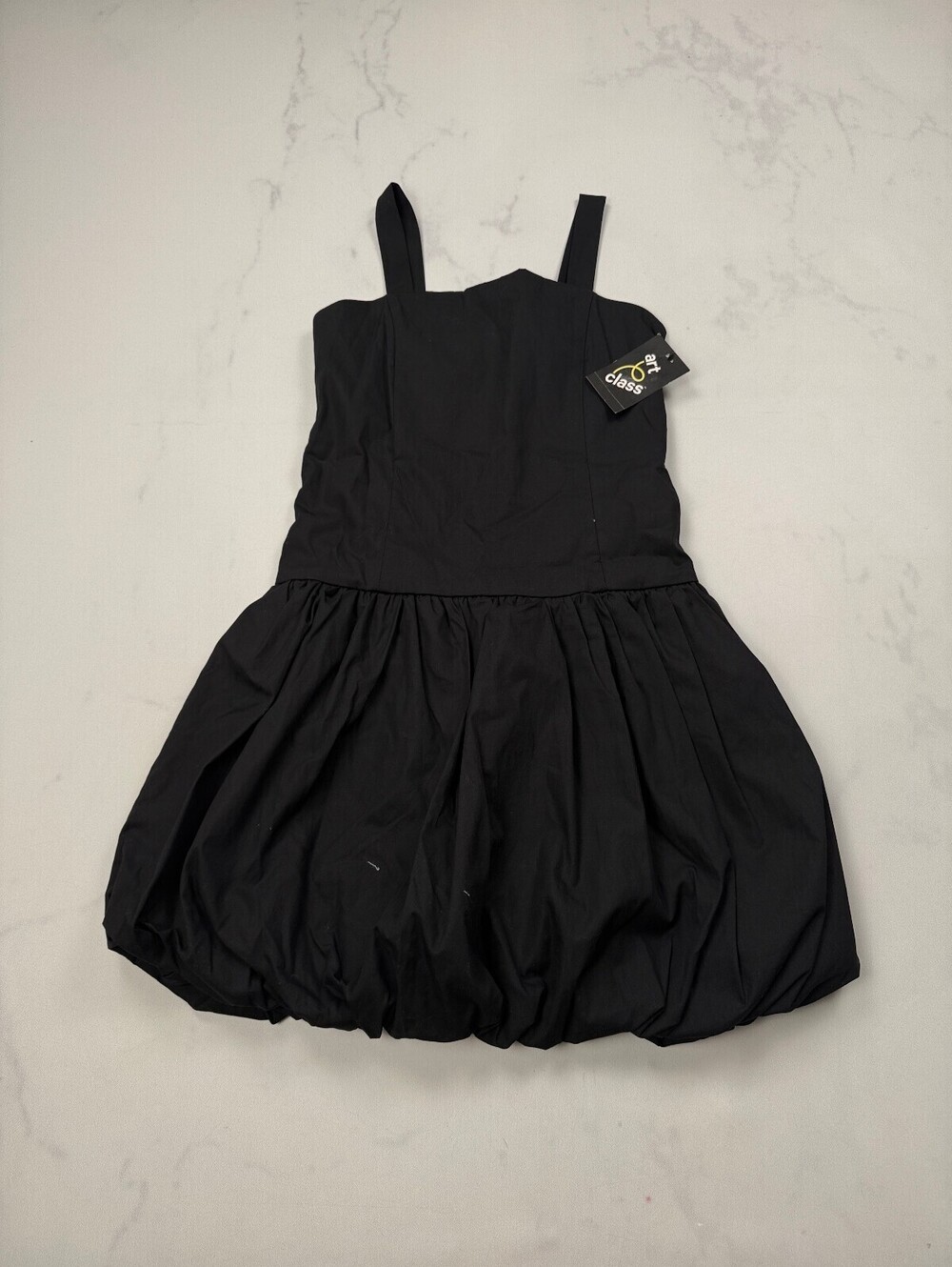 Art Class Black Bubble Skirt 2000s Statement Piece - Girls XL